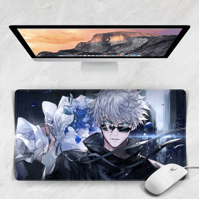 Replix Jujutsu Kaisen Gojo Large Anime Printed Mouse Pad for Laptop Non Slip Base Mousepad(Multicolor)