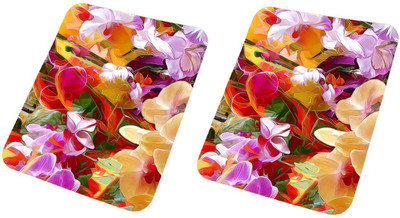 Clapcart Mousepad-Combo-0214 Non Slip Base Mousepad(Multicolor)