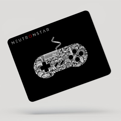 NEUTRONSTAR Gaming Series CONTROLLER gaming Non Slip Base Mousepad(Multicolor)