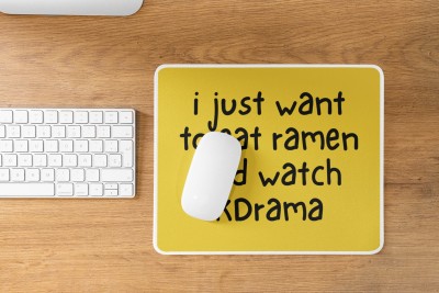 Epic Merch Eat ramen watch kdrama Mousepad(Multicolor)