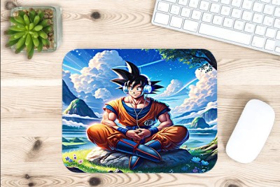 MTCOLLECTION goku printed mouse pad Mousepad(Multicolor)