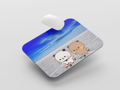 UNIARAWALAS Non-Slip Brain ,DUDU BUBU Cartoon MPM-183 Non Slip Base Mousepad(Black)