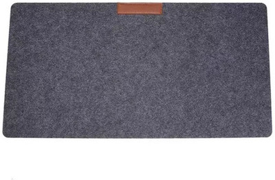TANTRA Simple Warm Office Table Computer Mouse Pad Desk Keyboard Game Mouse Mat Non Slip Base Mousepad(Grey)