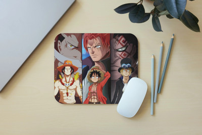 Zipcartz Epic One Piece Character Mouse Pad For Laptop & PC Non Slip Base Mousepad(Multicolor)