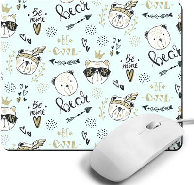 Printile MOUSE PAD 0.15 Non Slip Base Mousepad(Multicolor)