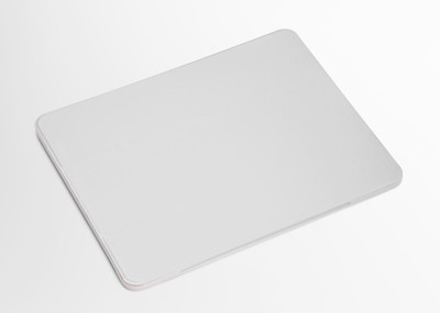 TRENDSINLIGHT 9.5X7.9X0.12 Inch Non Slip Rubber Base Printed Mousepad(White)