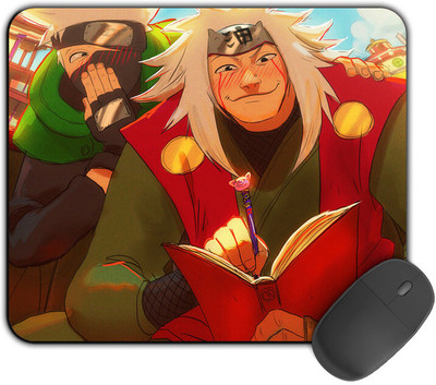 Kirmada Gaming Mouse Pad - Jiraya And Kakashi (Naruto) Smooth Surface Non Slip Base Mousepad(Multicolor)