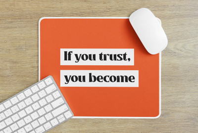 Epic Merch You trust Non Slip Base Mousepad(Multicolor)