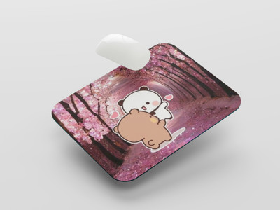 UNIARAWALAS Non-Slip Brain ,DUDU BUBU Cartoon MPM-134 Non Slip Base Mousepad(Black)