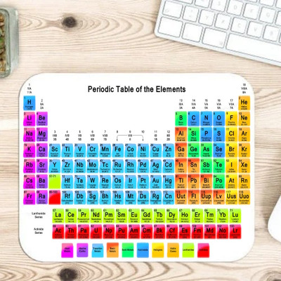 PrintingWorld Perodic Table Non Slip Base Mousepad(Multicolor)