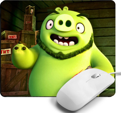 BHS BROTHERS MOUSE PAD 0.167 Non Slip Base Mousepad(Light Green)