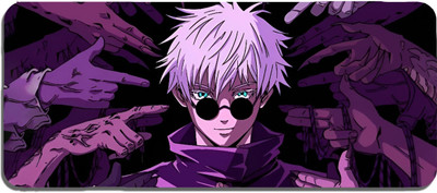 Aniithing Anime Large Gaming XXL Extended Mouse Pad with Nonslip Base, Desk Mat, Laptop Non Slip Base Dual Sided Mousepad(Purple)