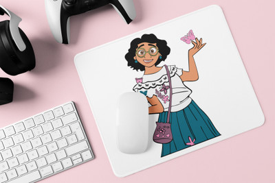 Rushaan Mirabel - Printed animated Mousepad for animation lovers Mousepad(White)