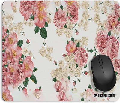 JugaaduStore N&C_1_131 Non Slip Base Mousepad(Pink)