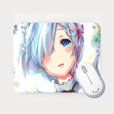 S Creation anime printed mousepad for otaku for laptop, gaming pc-model6 Non Slip Base Mousepad(Red)