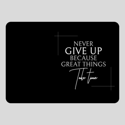 KAALPANIK MP-NeverGiveUp-02 Mousepad(Multicolor)