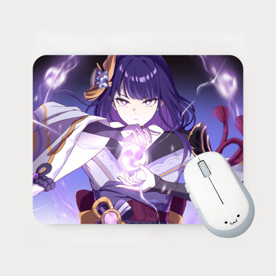 S Creation Otaku mousepad for laptop, gaming pc non-slip base-model4 Non Slip Base Mousepad(Purple)