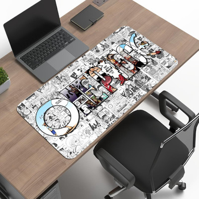 Gifting Domus Anime Mouse Pad Large One Piece Monkey D. Luffy Comic Design Gaming Desk Non Slip Base Mousepad(Multicolor)