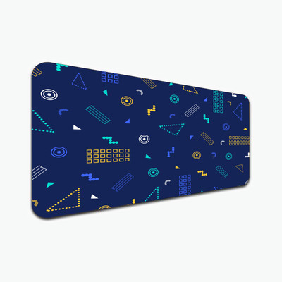 outfitque Rapid Response Gaming Des-Mat Non-Slip Base Extended 58.4 x 28 cm-2 Keybord & Non Slip Base Dual Sided Mousepad(Multicolor)
