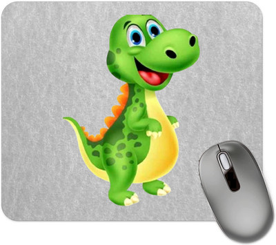 dk printing Animal Printed Mouse Pad Non Slip Base Mousepad(Black)