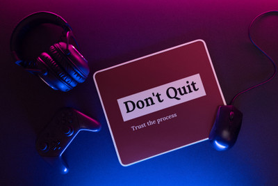Epic Merch Don’t quit Mousepad(Multicolor)