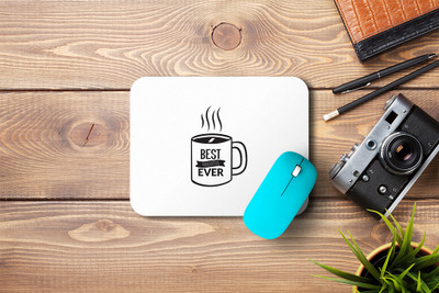MOTIVATE BOX Non Slip Rubber Base Mousepad (23x18)cm printed design on Best Bhaiya Ever Mousepad(White)