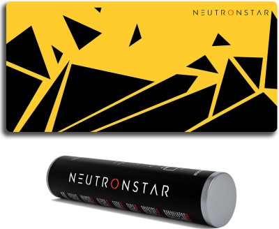 NEUTRONSTAR Elegant Series Cyber pattern 3 universal gaming Mousepad(Canary Yellow, Black)