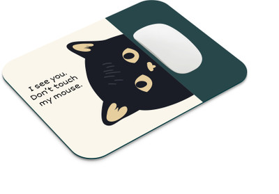 Divine Art Mouse Pad -High-Quality Print Non-Slip Suitable for All Type of Mouse I See You Non Slip Base Mousepad(I See You)
