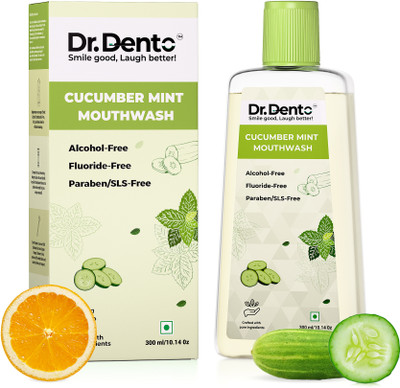 Dr.Dento Mouthwash- Cucumber Mint - Mint(300 ml)