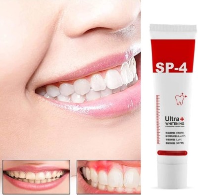 house of common SP4 Intensive Teeth Ultra Fast Whitening Action for Radiant Teeth (30g) Pack 1 - Mint(30 g)