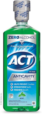 ACT Alcohol Free Anticavity Fluoride Rinse, Mint - Mint(532 ml)