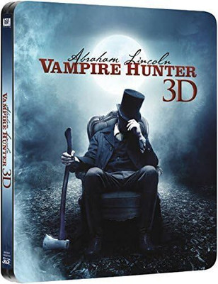 Abraham Lincoln Vampire Hunter UK 3D Includes 2D Version -Exclusive Limited Edition Steelbook Blu-ray(3D Blu-ray English)