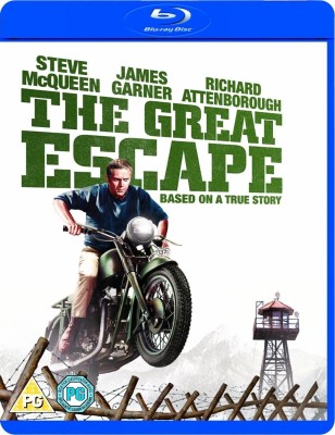 The Great Escape Blu-ray [1963] [Standard Edition] [UK Imported] [Region Free] [Steve McQueen, Charles Bronson, Richard Attenborough Collection] [John Sturges Film](Blu-ray English)