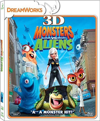 Monsters vs. Aliens (3D(3D Blu-ray English)