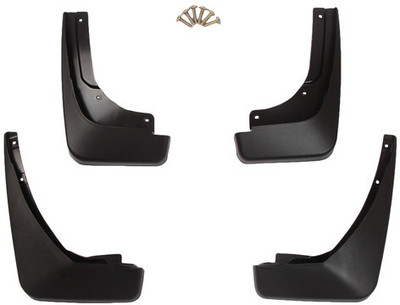 TECHO Mud Flap For Tata Nexon 2023(Black)