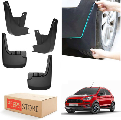 PEEPS STORE Mud Flap For Ford Freestyle Titanium Plus Petrol 2018(Black)