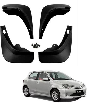 ROSHNEER ENTERPRISES Mud Flap For Toyota Etios Liva 2014(Black)