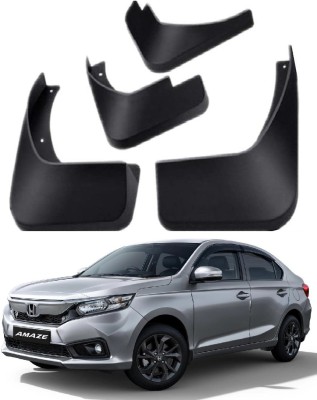 CARSONIA SALES Front Mud Guard, Rear Mud Guard For Honda Amaze 2018, 2019, 2020, 2021(Black)