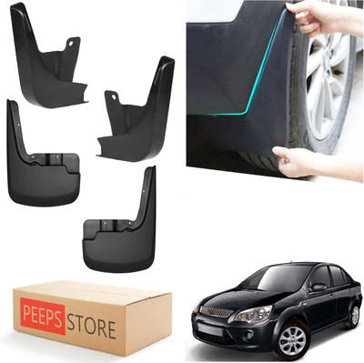 PEEPS STORE Mud Flap For Ford Fiesta Classic 2008(Black)