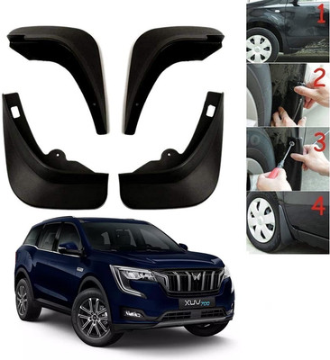 Auto-Ex Front Mud Guard, Rear Mud Guard For Mahindra XUV 2024(Black)