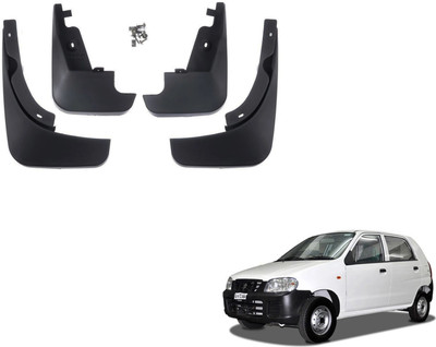 PEEPS STORE Front Mud Guard, Rear Mud Guard For Maruti Alto NA(Black)