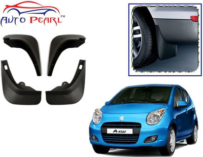 AUTO PEARL Cars Front Mud Guard, Rear Mud Guard For Maruti A-Star NA(Black)