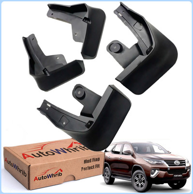 Autowhrib Mud Flap For Toyota Fortuner 2016(Black)