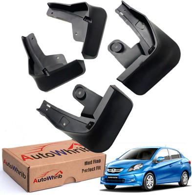 Autowhrib Mud Flap For Honda Amaze VX Petrol NA(Black)
