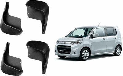 shopdream Front Mud Guard, Rear Mud Guard For Maruti WagonR Stingray NA(Black)