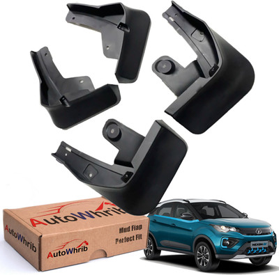 Autowhrib Mud Flap For Tata Nexon EV XM NA(Black)