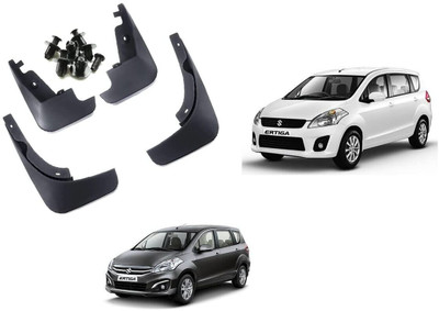 CARMART Rear Mud Guard, Front Mud Guard For Indian Ertiga 2012, 2018(Black)