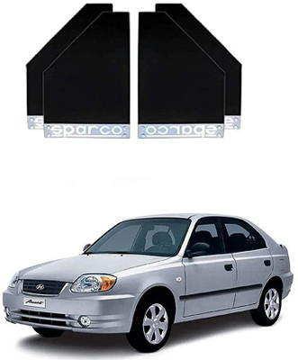 GS Grow n Shine Rear Mud Guard For Hyundai Accent NA(Black)
