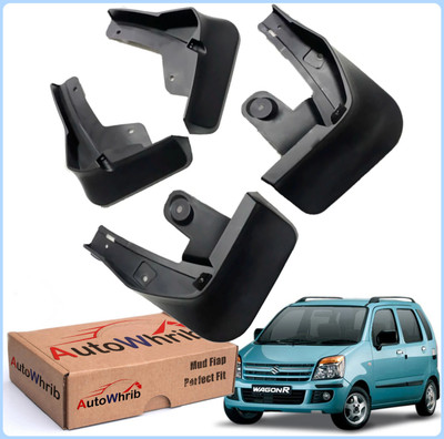 Autowhrib Mud Flap For Maruti WagonR 2009(Black)