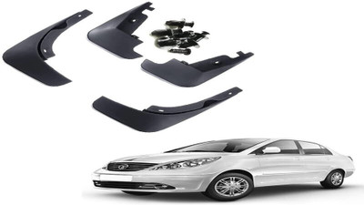 CARMART Rear Mud Guard, Front Mud Guard For Indian Manza 2013, 2015, 2017, 2018, 2020, 2021, 2023, 2024(Black)